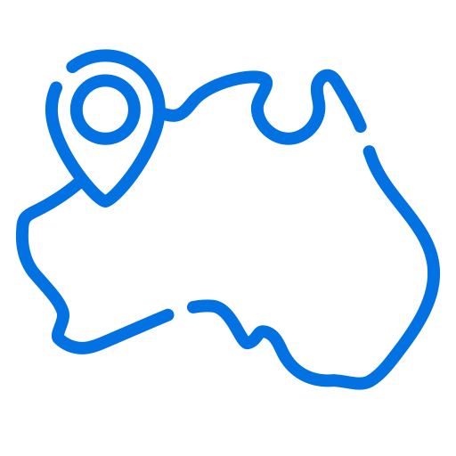 Australian Map Icon